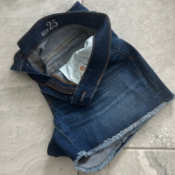 Jcrew denim jean shorts - Picture 1 of 8
